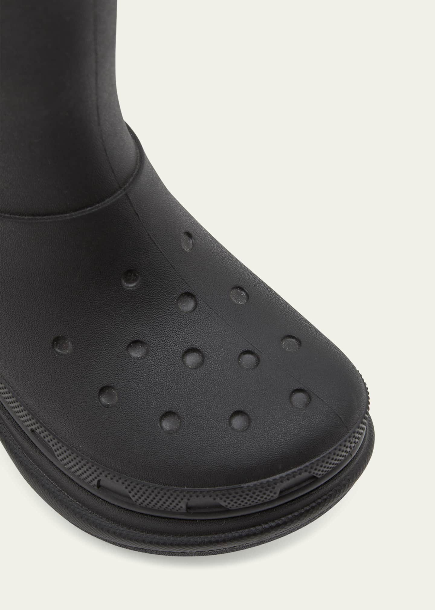 Balenciaga x Croc Rubber Rain Boots - Bergdorf Goodman