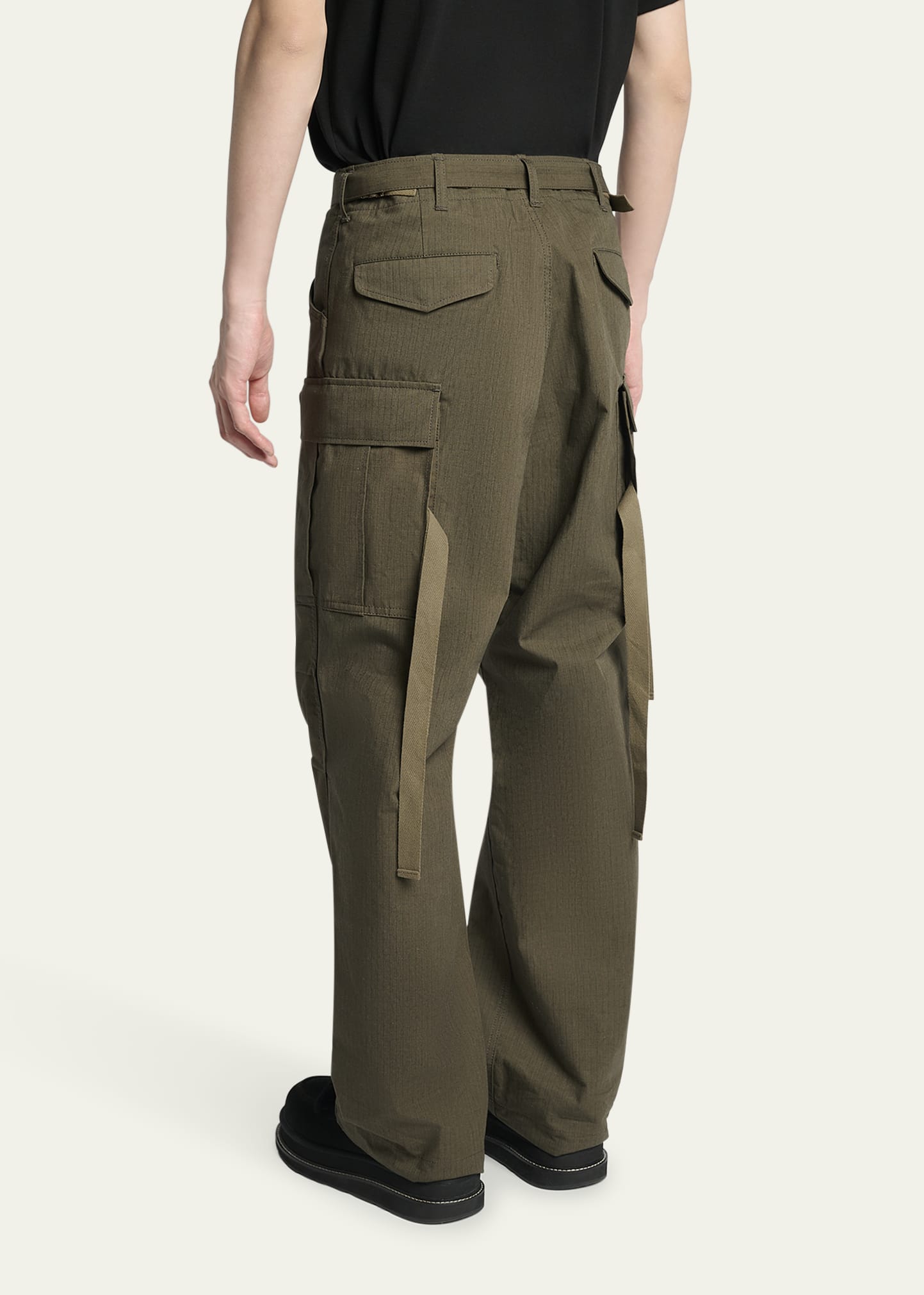 SACAI Men's Cotton Ripstop Cargo Pants - Bergdorf Goodman