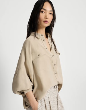 レディース シルク＆コットンシャツ | Brunello Cucinelli