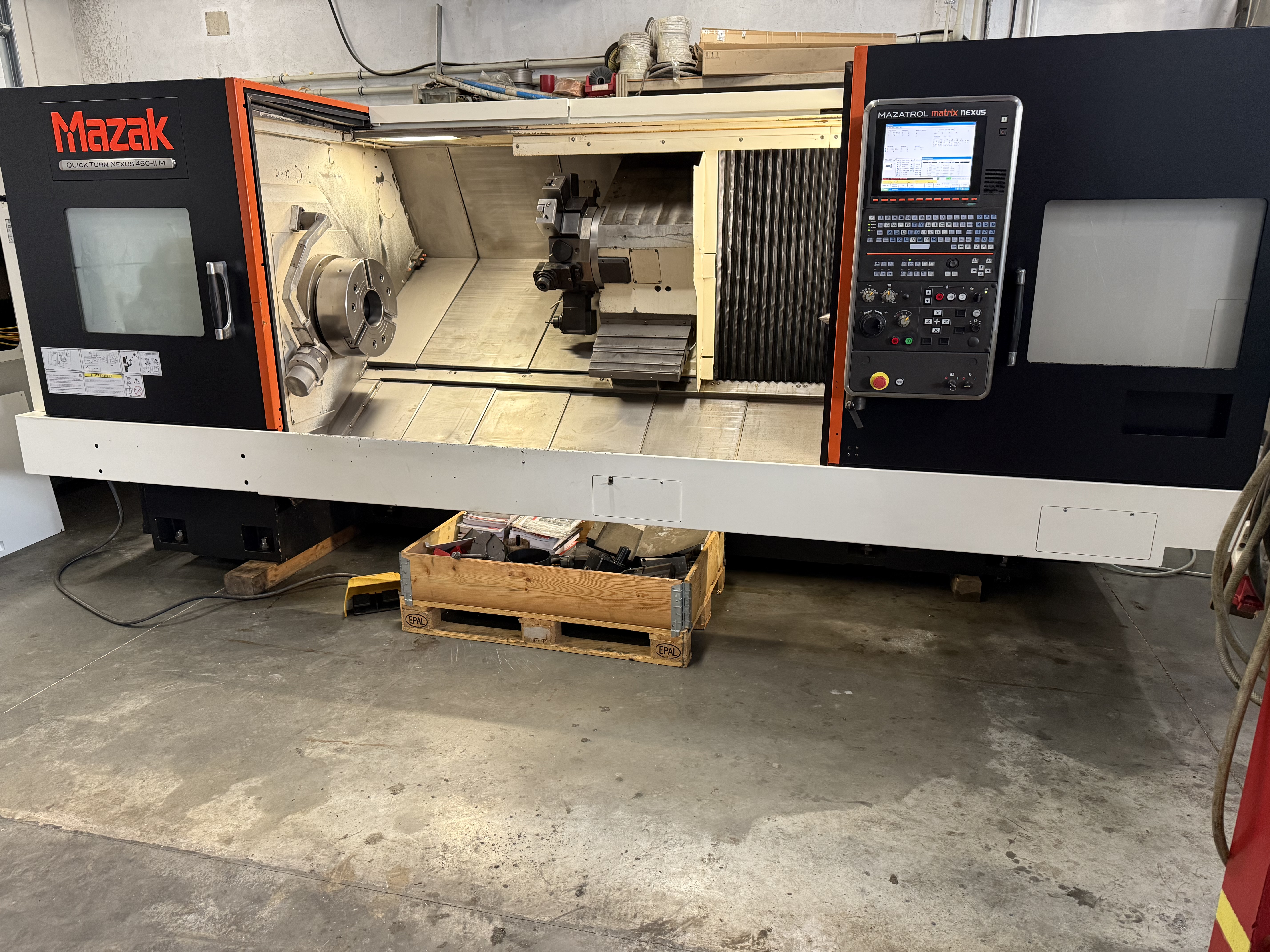 MAZAK QTN 450 II M cnc lathe Used machines - Exapro