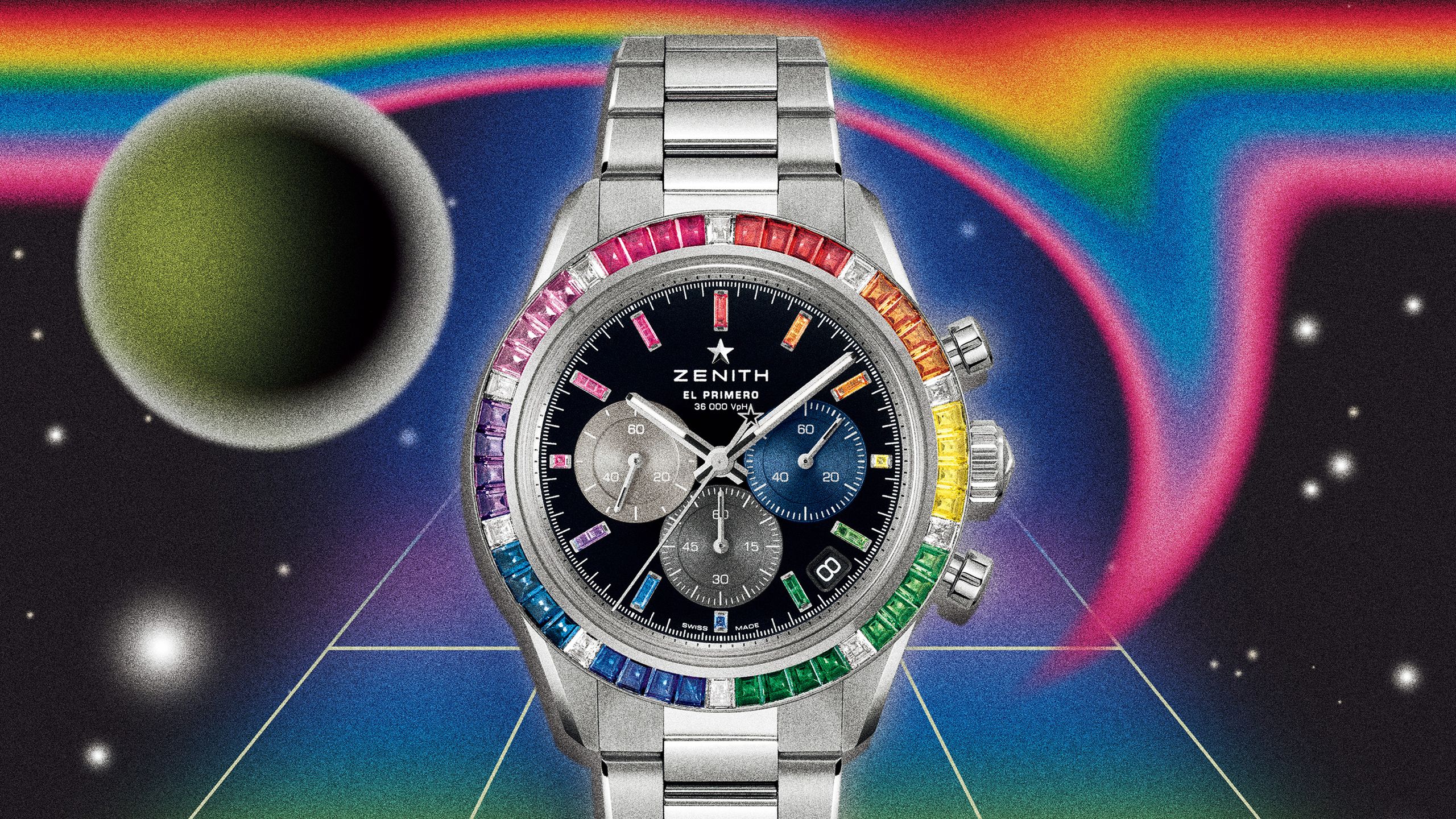 価格は1540万円！ レインボーのクロノマスター スポーツをLVMH Watch