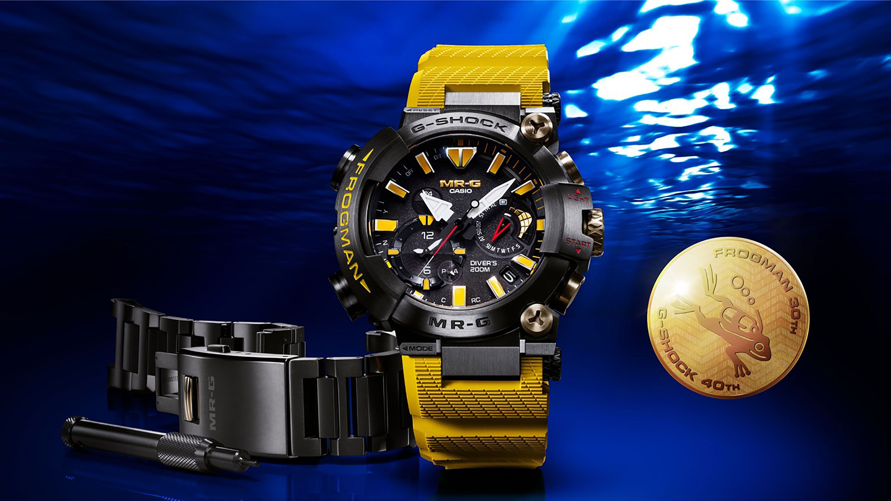 G-SHOCKとフロッグマンのダブルアニバーサリーモデルが、世界限定700本