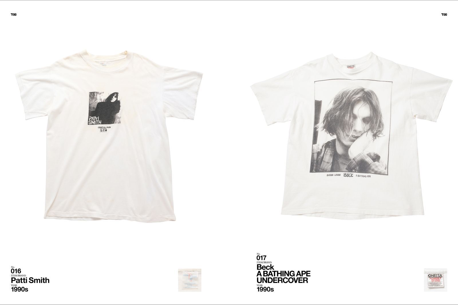 90年代のヴィンテージTシャツが一堂に会したビジュアルブック