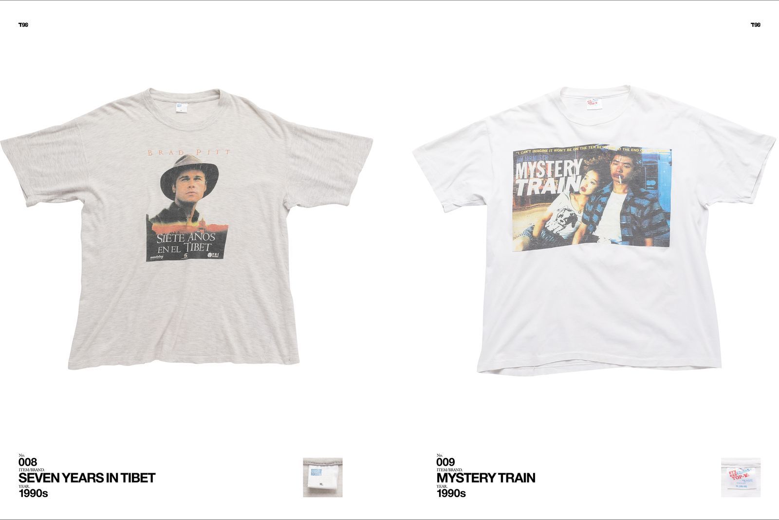 90年代のヴィンテージTシャツが一堂に会したビジュアルブック