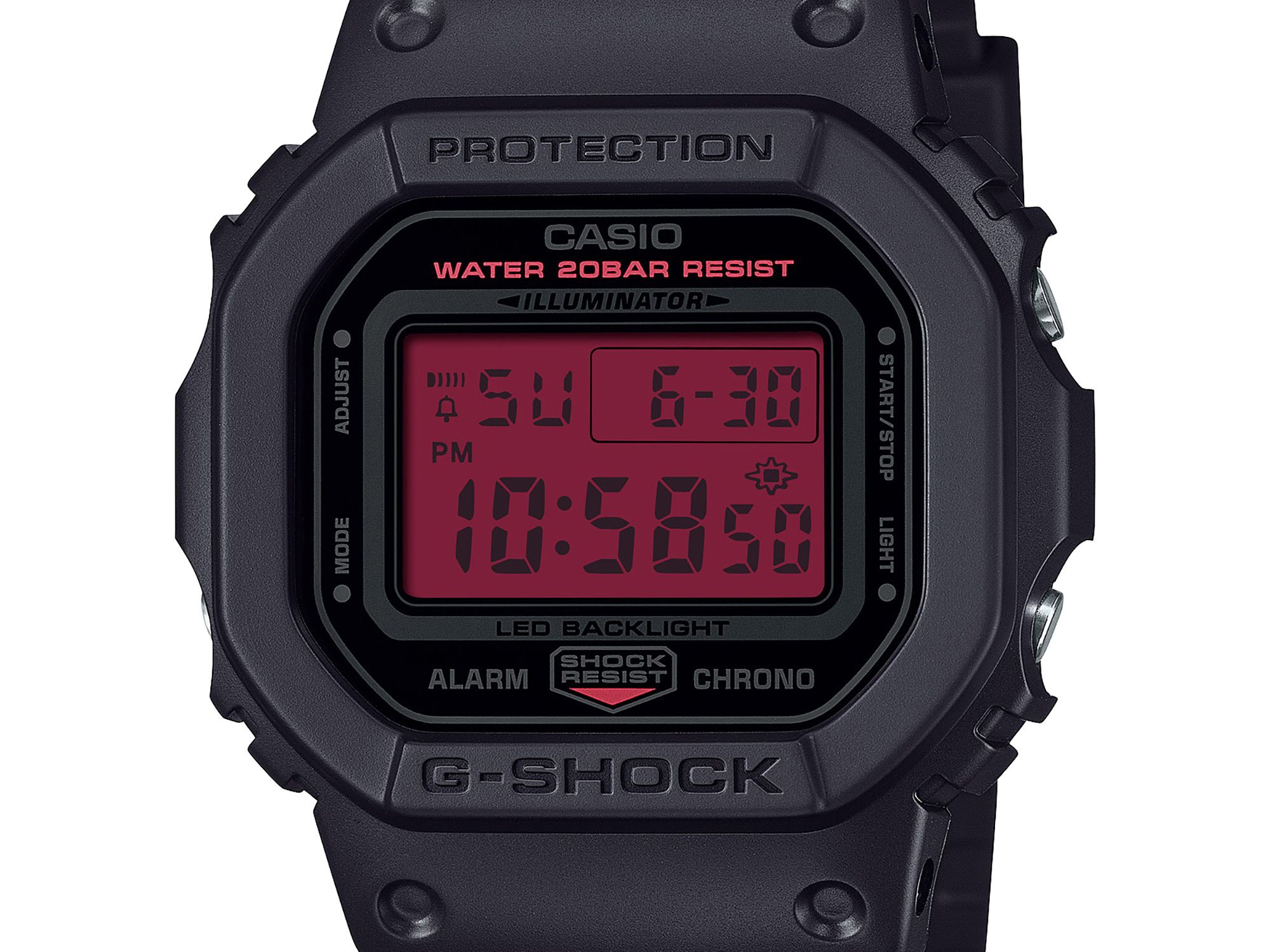 G-SHOCK、“赤い液晶”がクールな新作5モデルを発売！──GQ新着ウォッチ