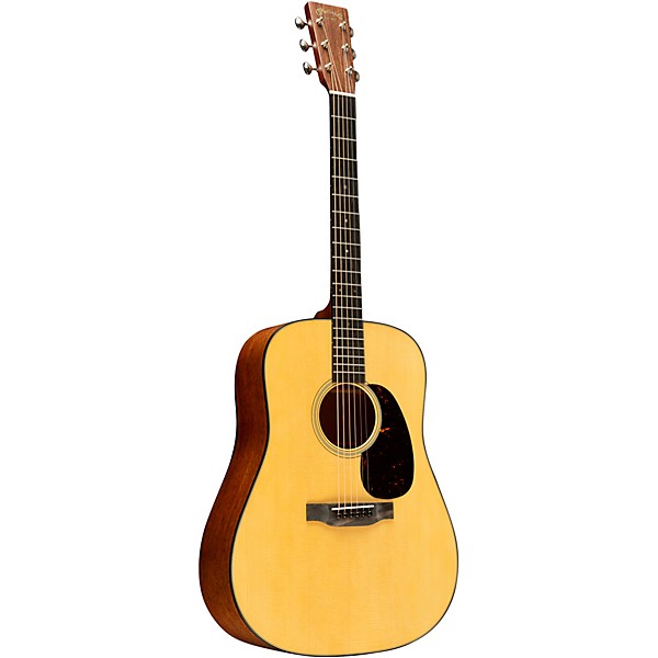 Martin D-18 Standard Satin Dreadnought Acoustic Guitar Natural