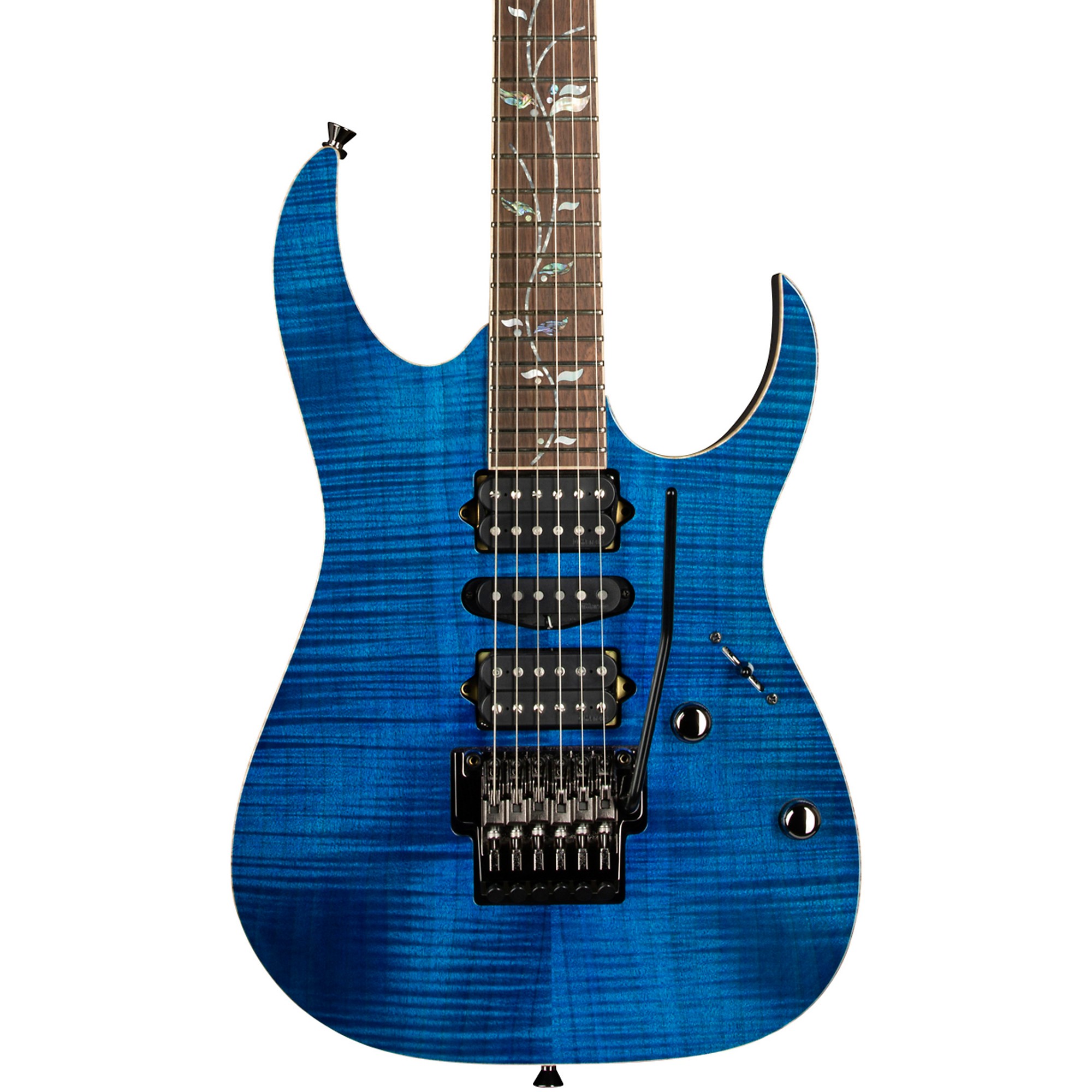 Open Box Ibanez RG8570 RG j.custom Electric Guitar Royal Blue