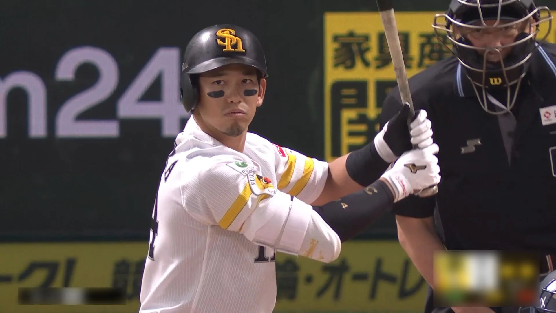 栗原陵矢に先制3ラン！ インコース引っ張り今季6号｜パ・リーグ.com