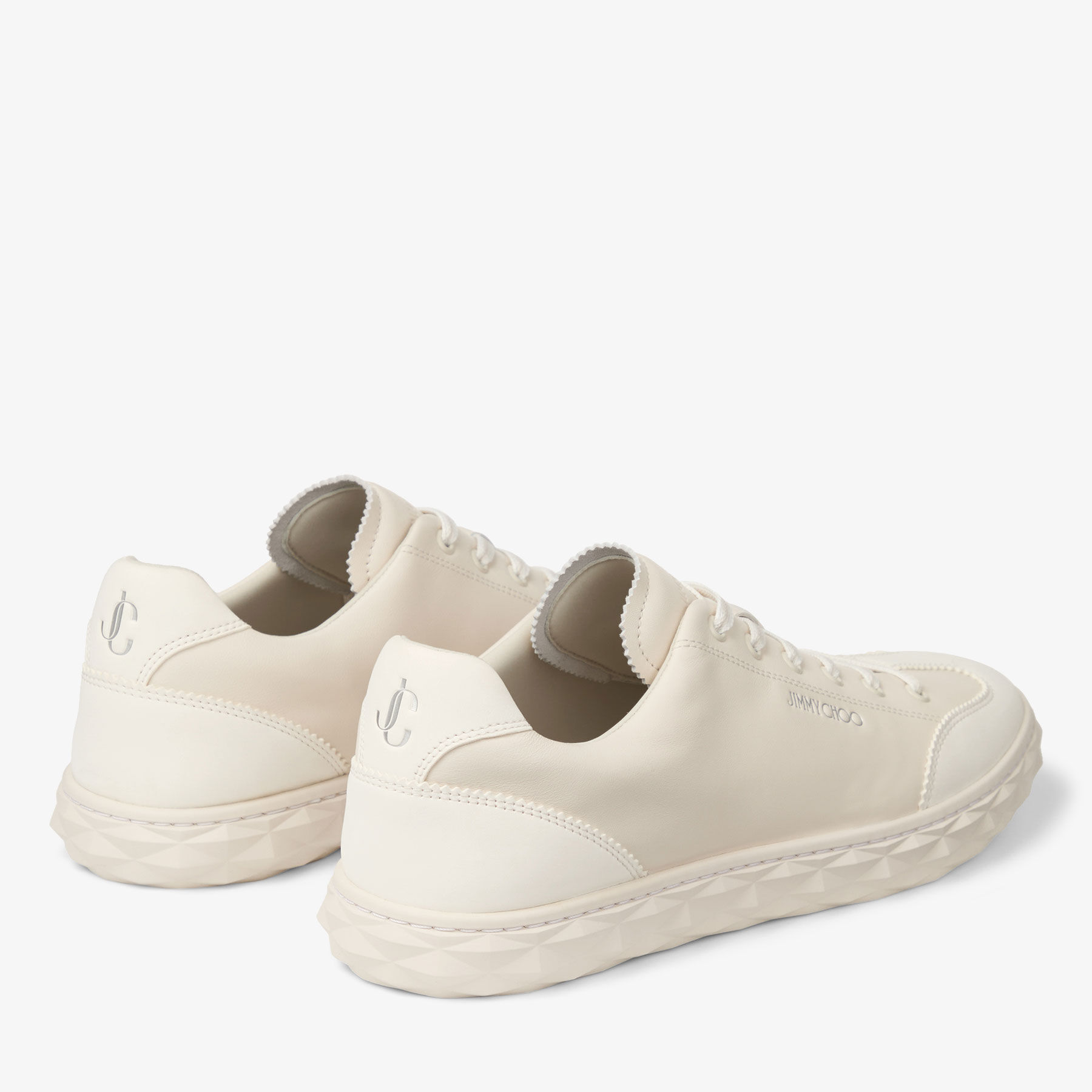 Diamond Light Flex/M | Latte Leather Trainers | JIMMY CHOO