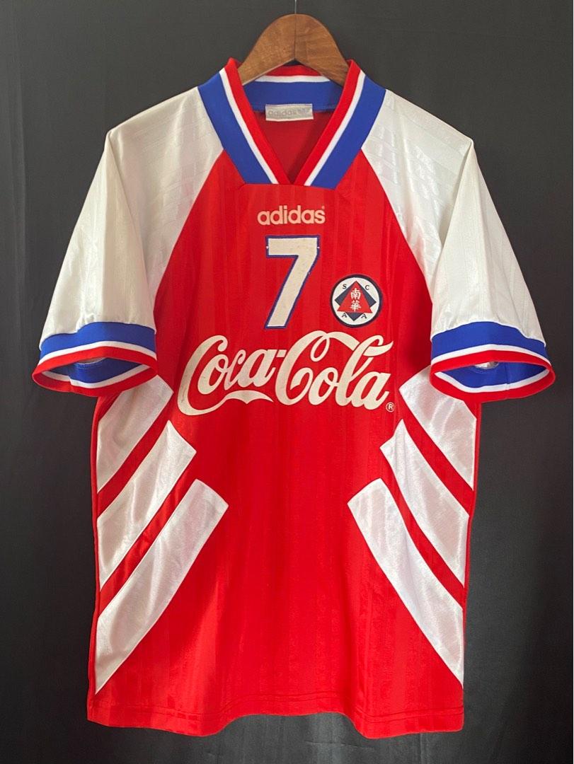 南華足球隊1994 Adidas 主場球衣#7 歐偉倫香港隊, 男裝, 運動服裝