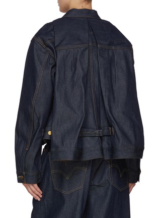 SACAI | x Levi's Flared Dark Wash Jacket | Women | Lane Crawford