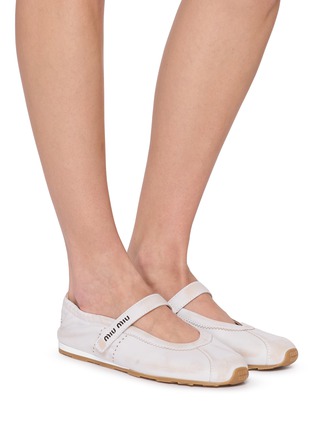 MIU MIU | Pume Leather Mary Jane Sneakers | Women | Lane Crawford