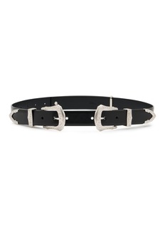 TOGA VIRILIS ACCESSORIES | Double Buckle Wide Belt | Men | Lane