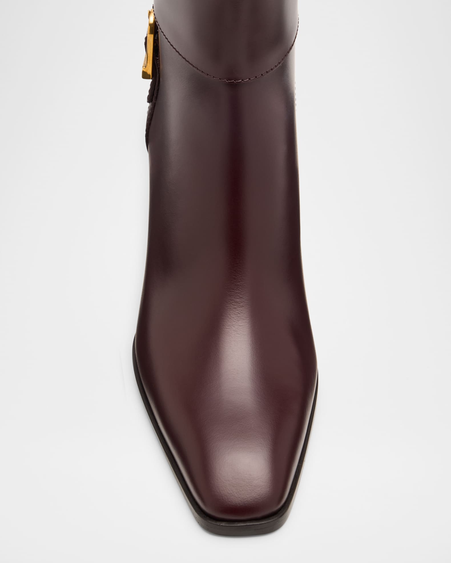 Saint Laurent Julia 75 Knee-High Leather Boots | Neiman Marcus