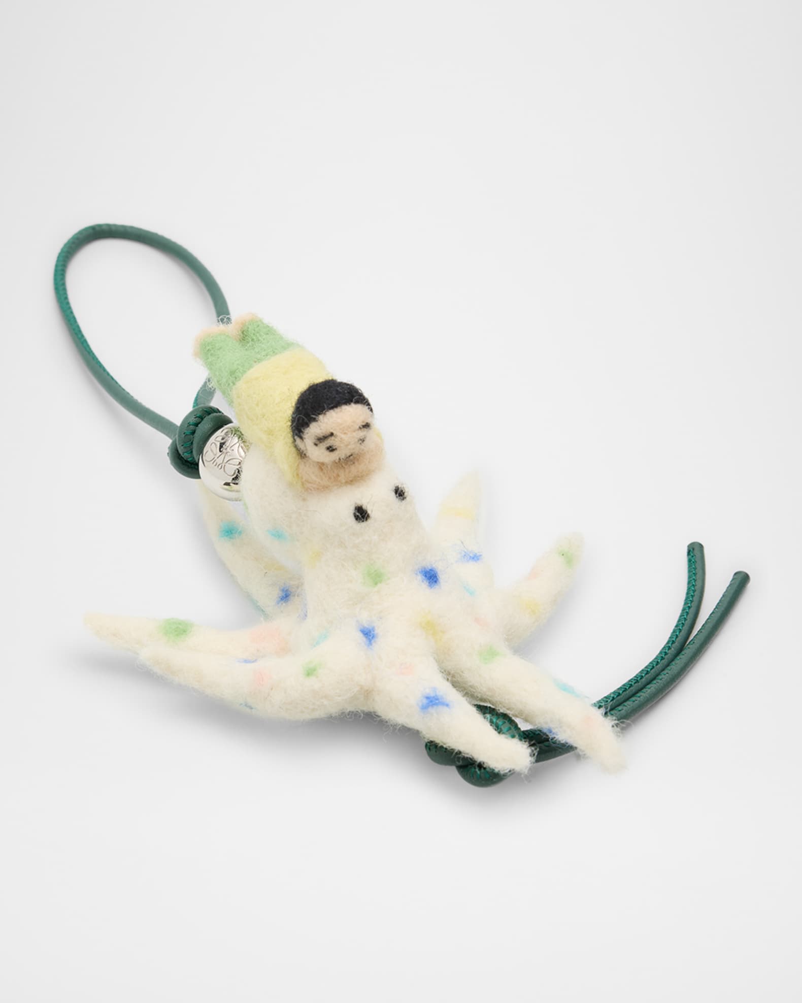 Loewe Kid and Octopus Bag Charm in Wool Felt | Neiman Marcus