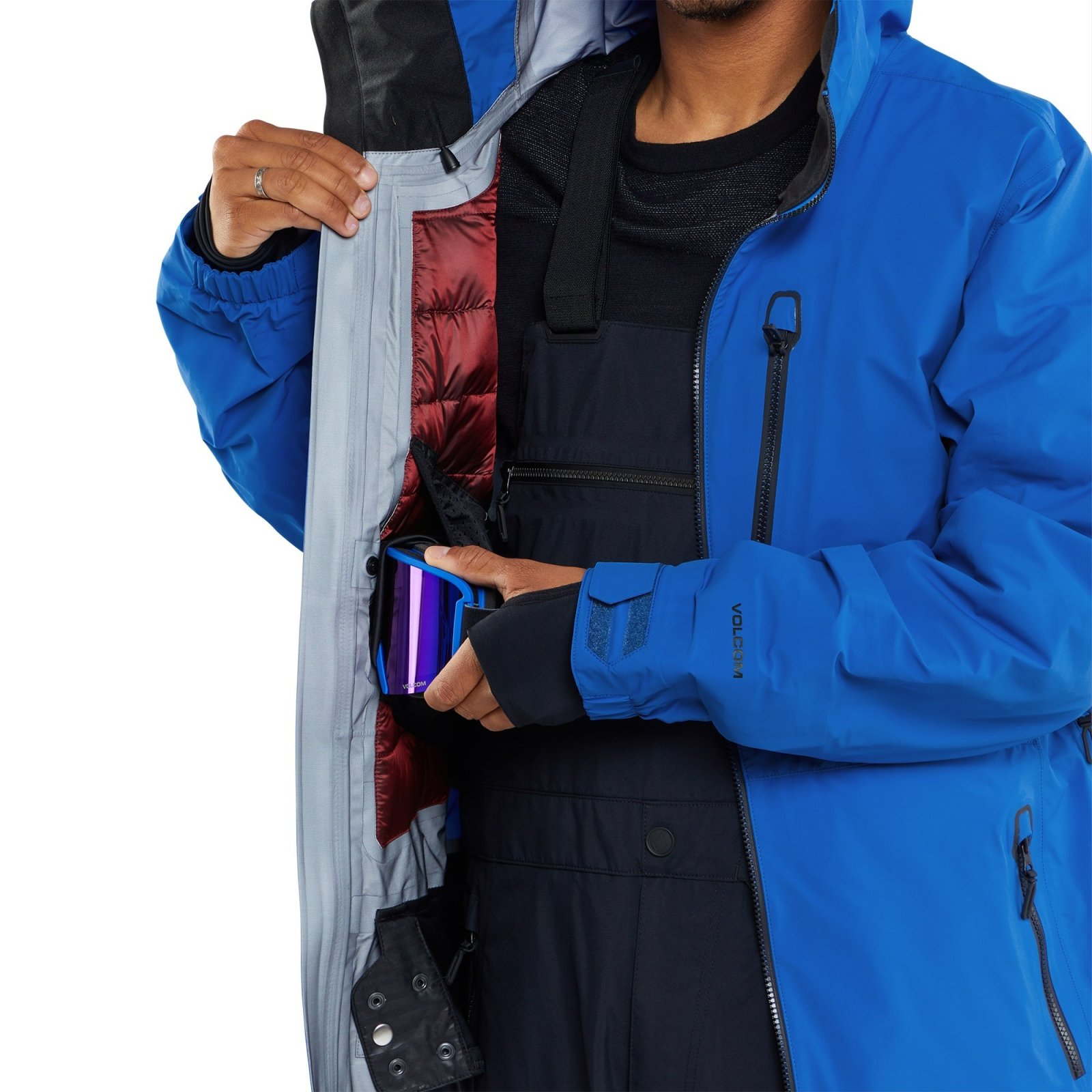 Volcom Mens TDS Infrared GORE-TEX Jacket - Electric Blue