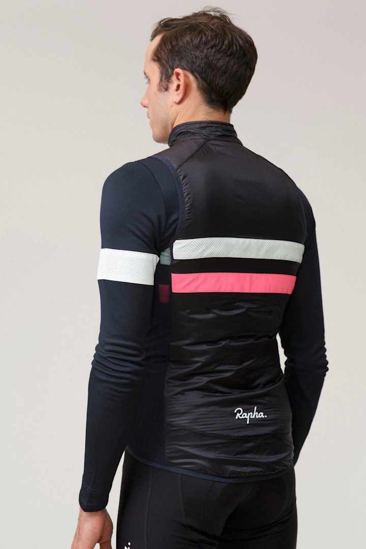ウェア Rapha Brevet Insulated Gilet Black-M Men's Brevet Insulated