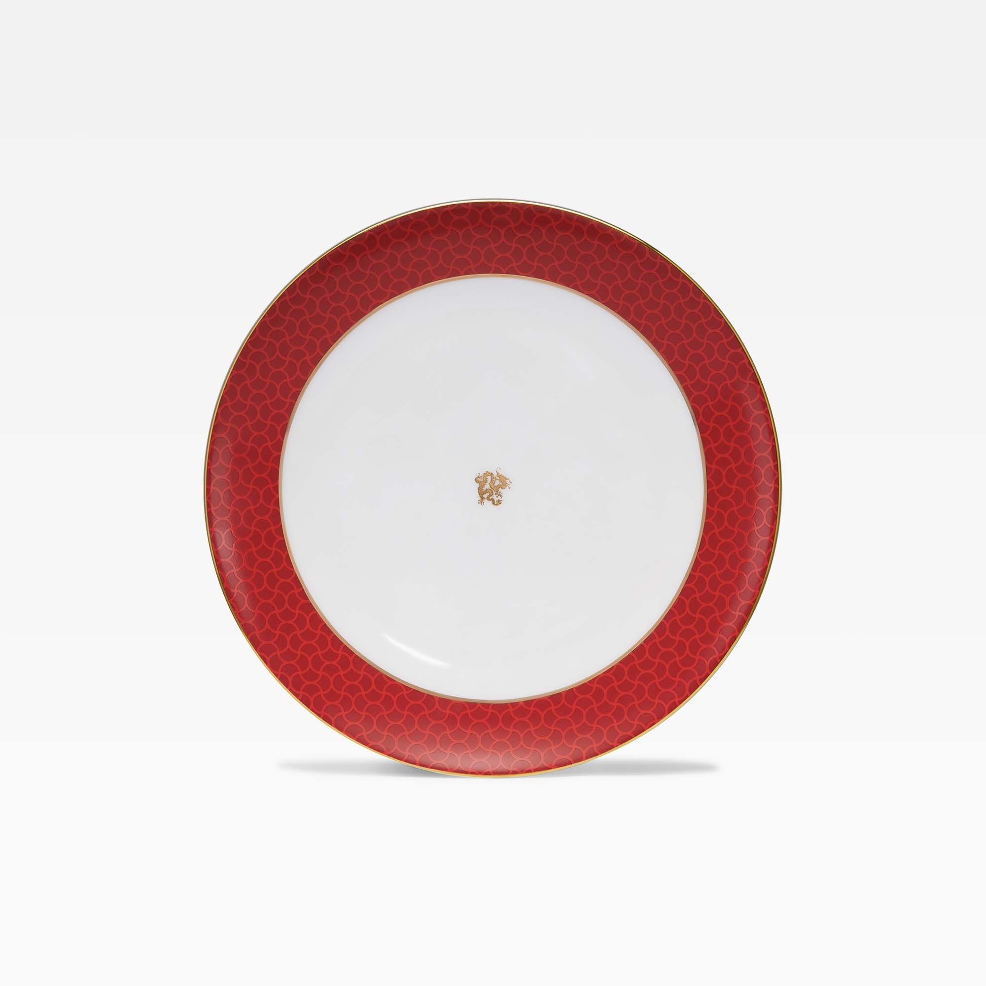 SHANGHAI TANG X JACKY TSAI - Red Dragon Pattern Bone China Plates