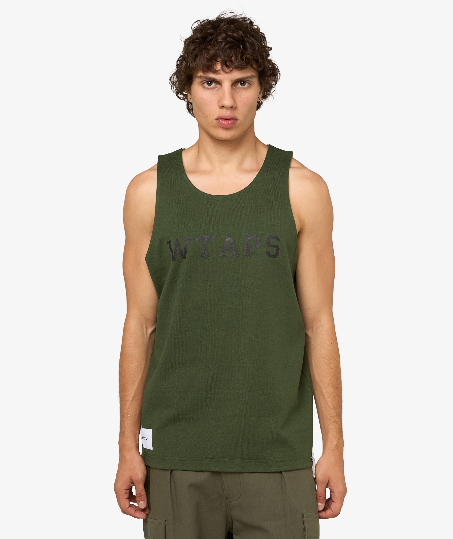 WTAPS Muddy Tank T-Shirt | Olive Drab | SVD