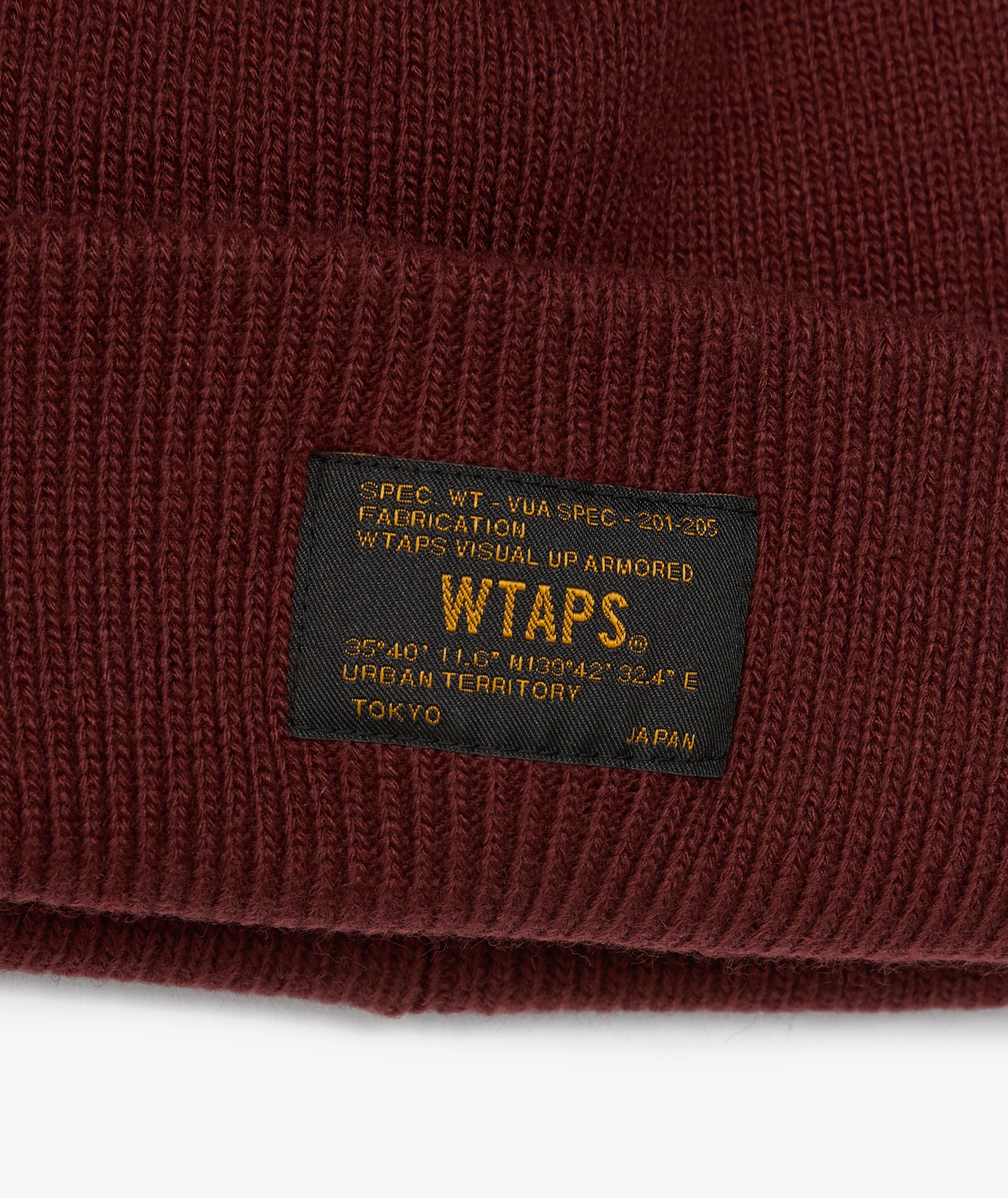 WTAPS FGZ Beanie | Burgundy | SVD USA