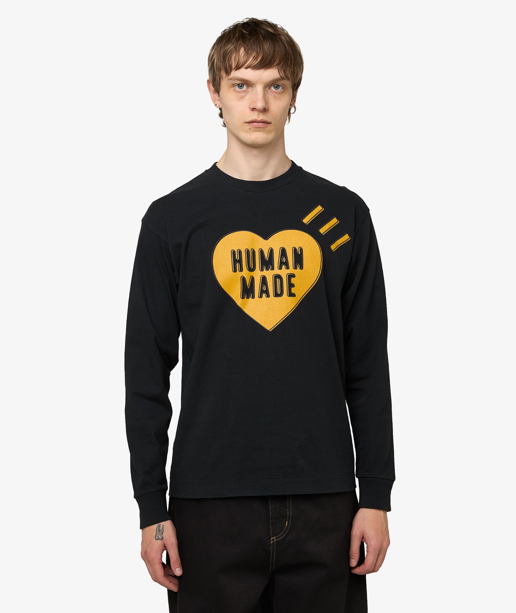 HUMAN MADE 5 Graphic Long Sleeve T-Shirt | HM30CS044-BLACK | SVD USA