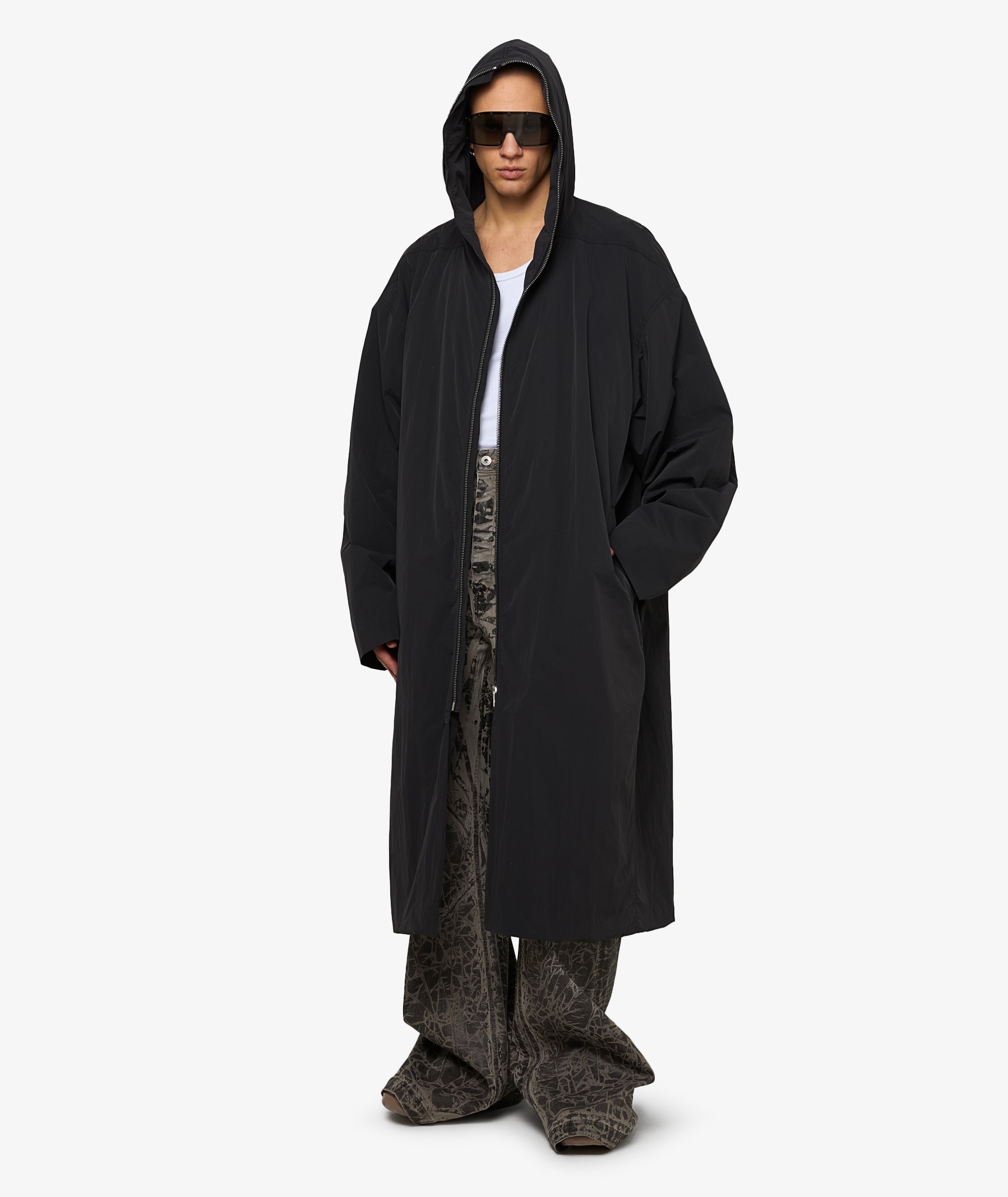 Rick Owens Gimp Mac Wide Padded Coat | RR02E1908-MT-09 | SVD UK