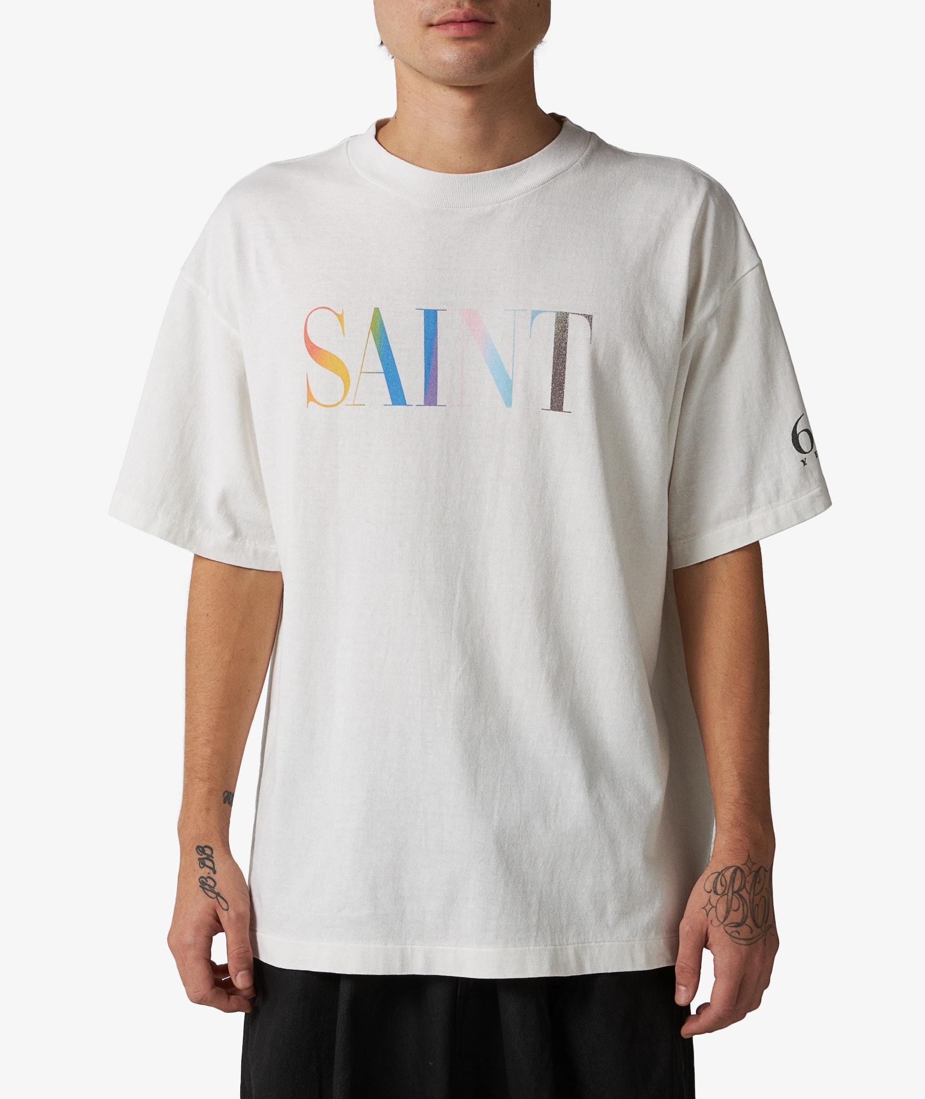 SAINT Mxxxxxx Saint T-Shirt in White | SVD