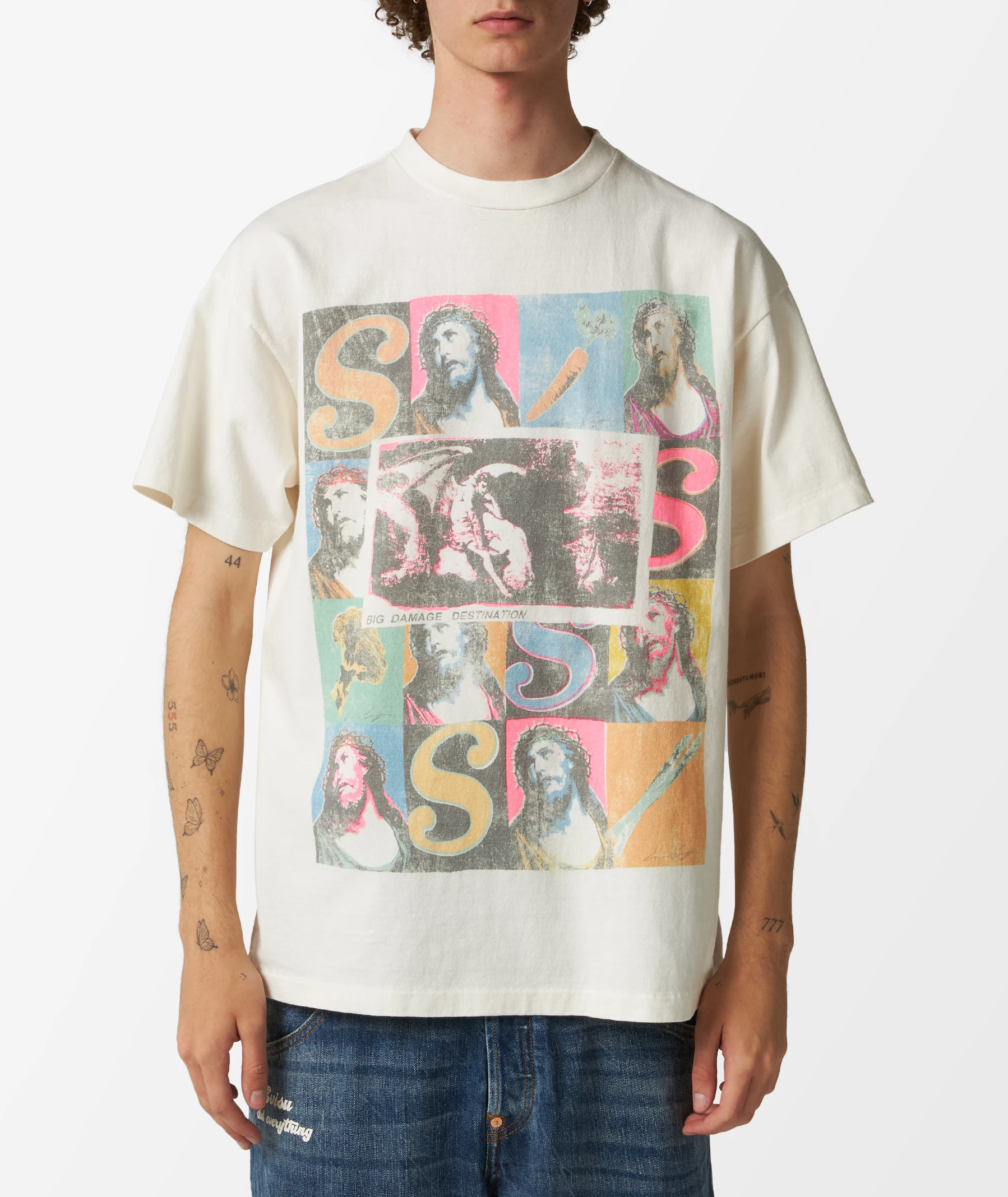 SAINT Mxxxxxx Veges T-Shirt in White | SVD USA