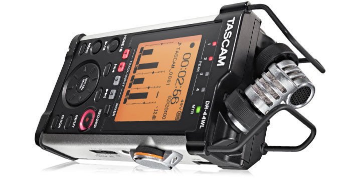 TASCAM DR-44WL Portable Recorder with Wi-Fi | Sweetwater