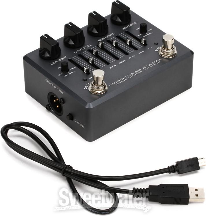 Darkglass Microtubes X Ultra Bass Preamp Pedal Reviews | Sweetwater