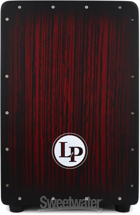 Latin Percussion LP Aspire Accents Cajon - Darkwood Streak Finish