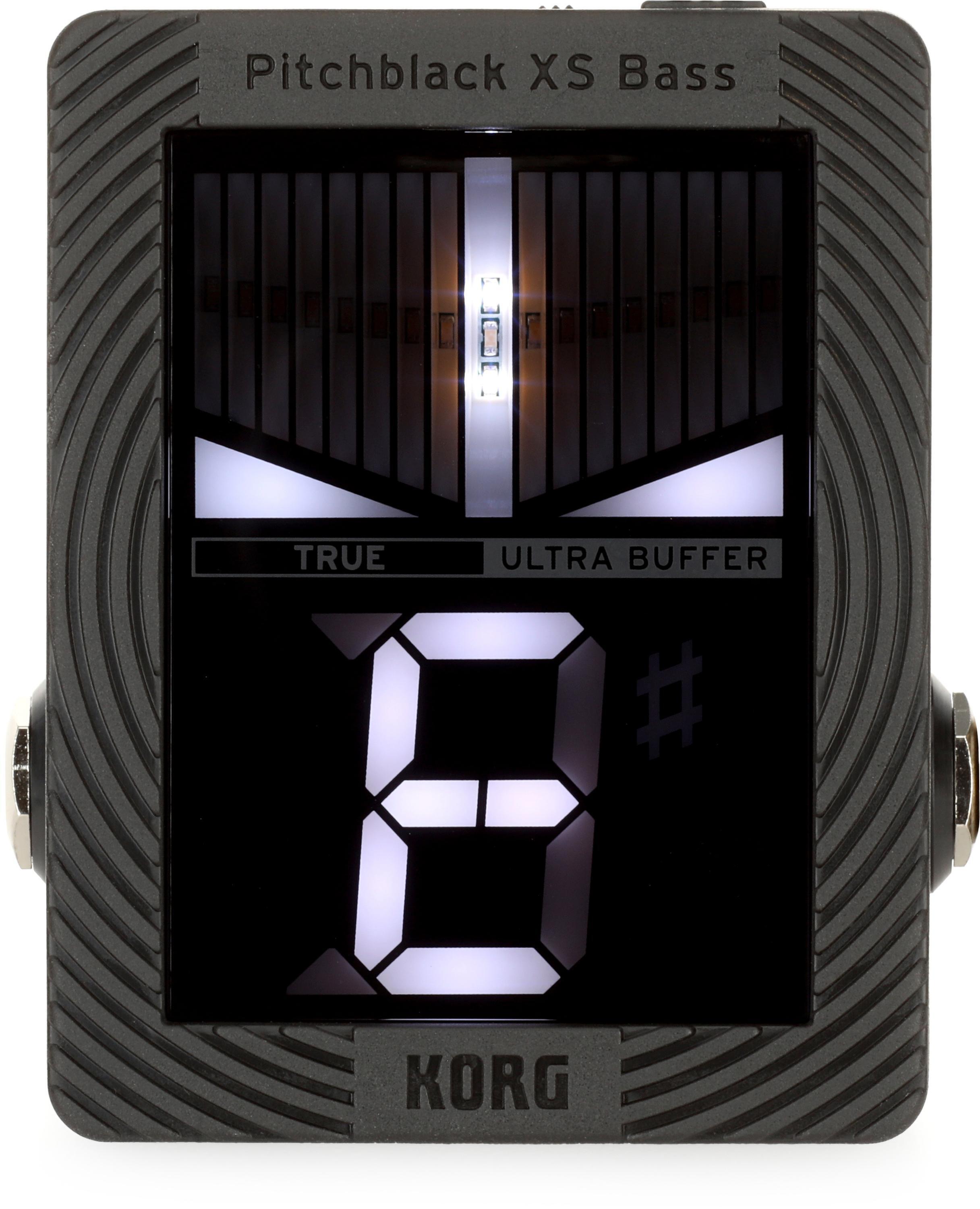 Korg Pitchblack XS Chromatic Bass Tuner Pedal | Sweetwater