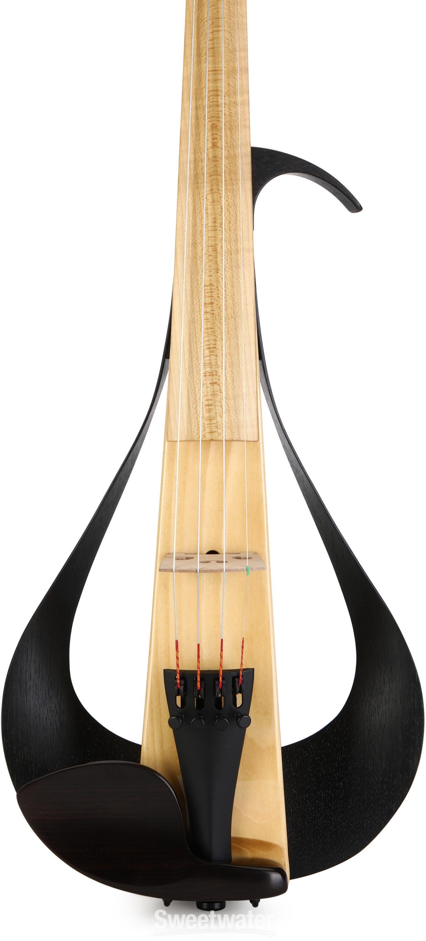 Yamaha YEV104 Pro Electric Violin - Natural/Black | Sweetwater