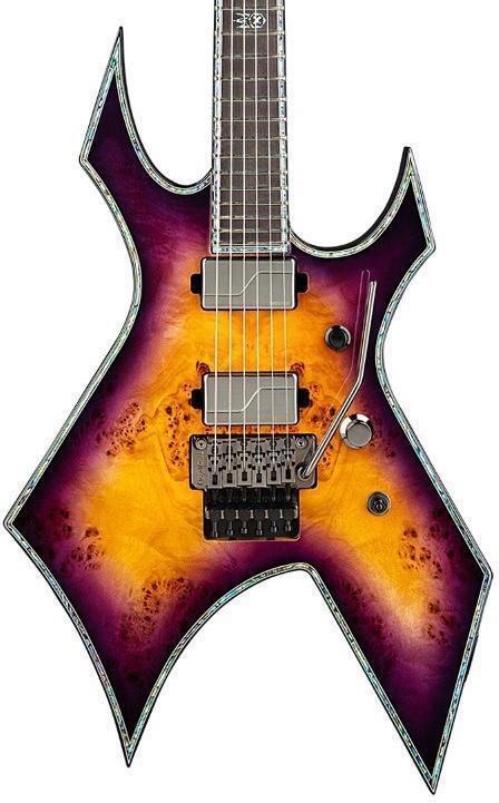 B.C. Rich Warlock Extreme Exotic with Floyd Rose Electric Guitar