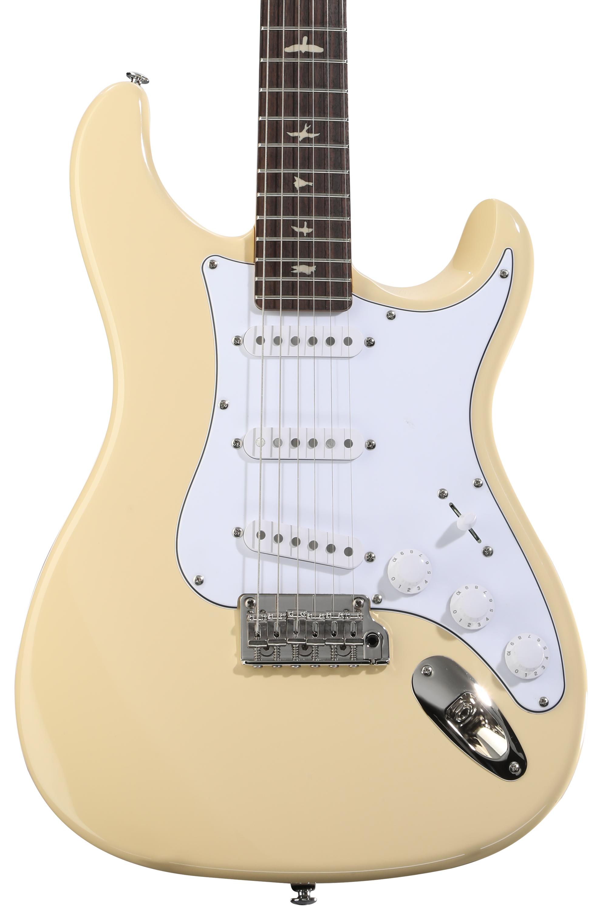 PRS SE Silver Sky Electric Guitar - Moon White with Rosewood