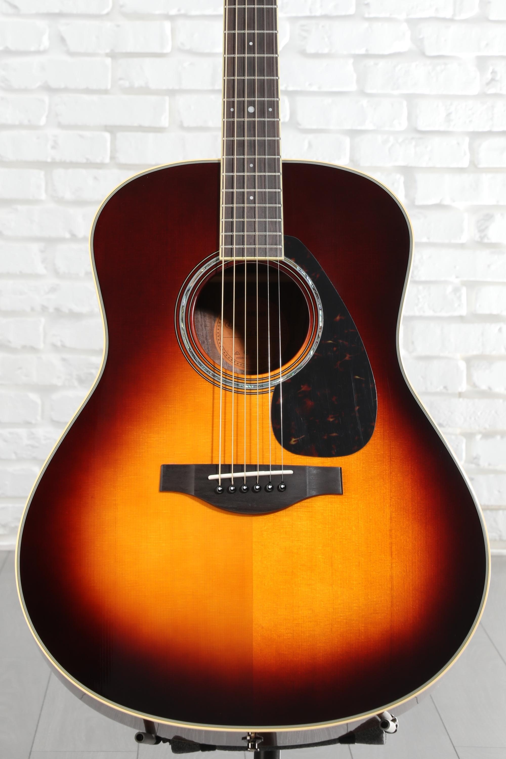 Yamaha LL6 ARE Original Jumbo Acoustic Guitar - Brown Sunburst