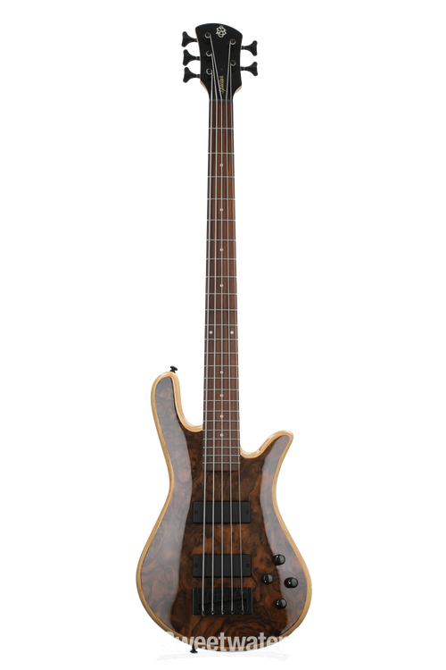 Spector Legend 5 Classic Bass Guitar - Natural Walnut Burl Gloss