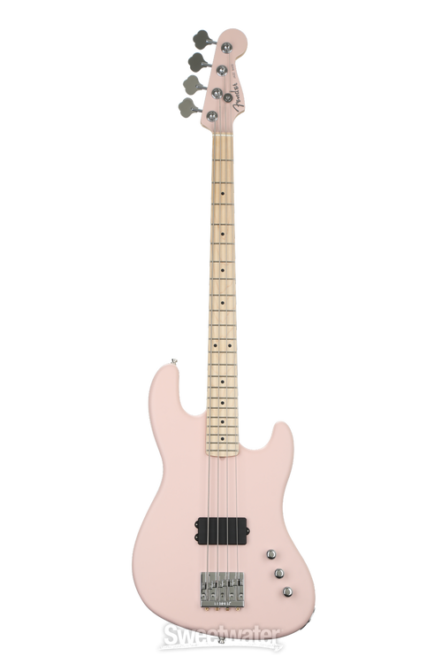 Fender Flea Signature Active Jazz Bass - Satin Shell Pink | Sweetwater