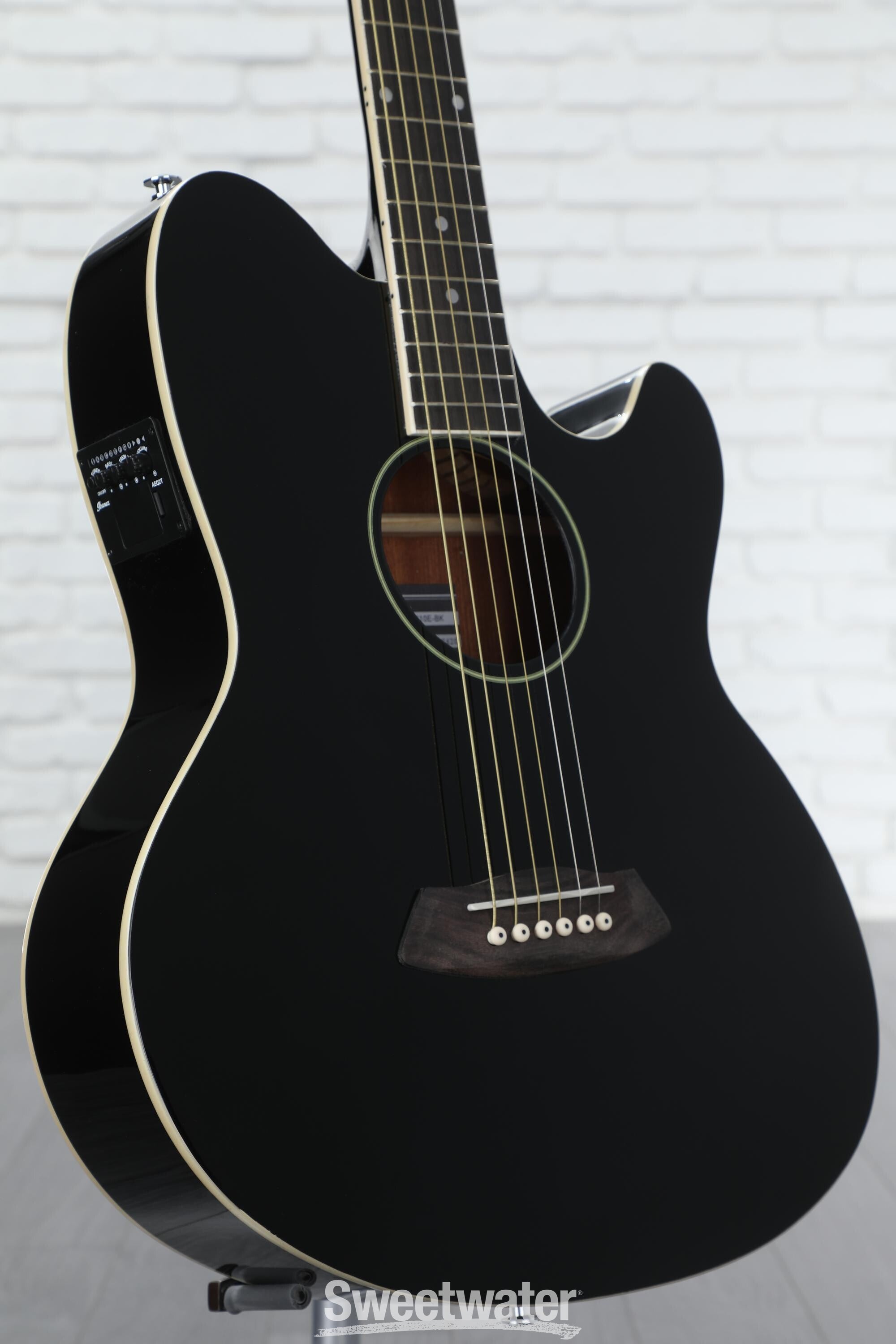 Ibanez Talman TCY10E Acoustic-electric Guitar - Black | Sweetwater