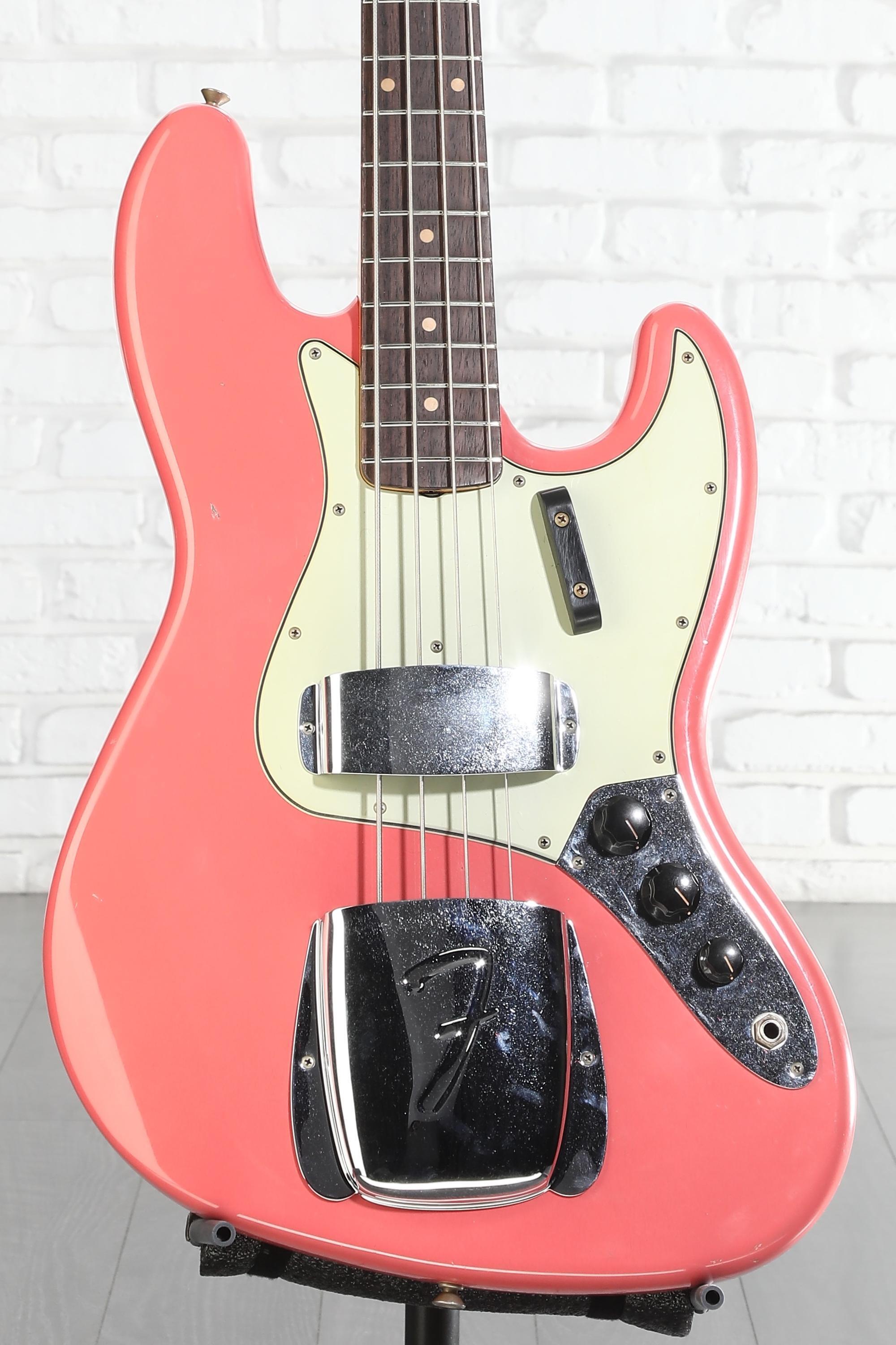 Fender Custom Shop '63 Jazz Bass Journeyman Relic - Aged Fiesta