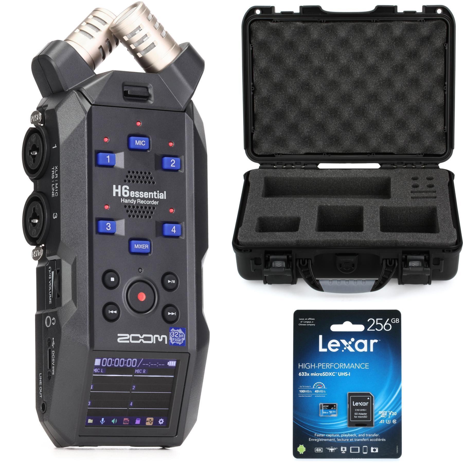 Zoom H6essential Handheld Recorder with MicroSDXC Card and