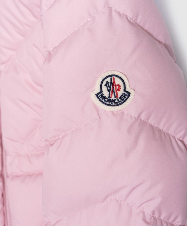 Moncler ENFANT - Дитяча рожева пухова куртка Sanaa