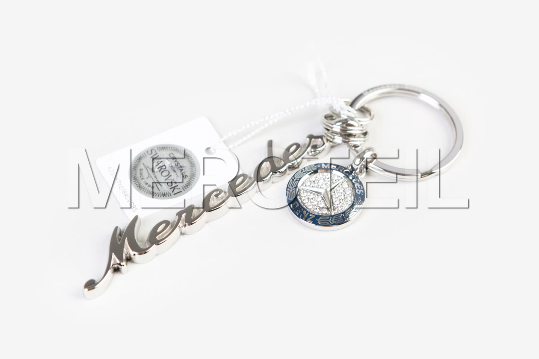 SWAROVSKI Silver Keychain Genuine Mercedes-Benz Collection B66041675