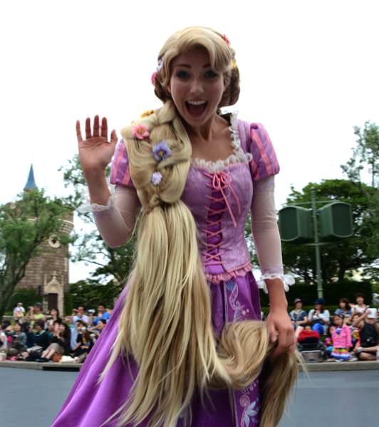 リニューアルしたビビディバビディブティックでラプンツェル