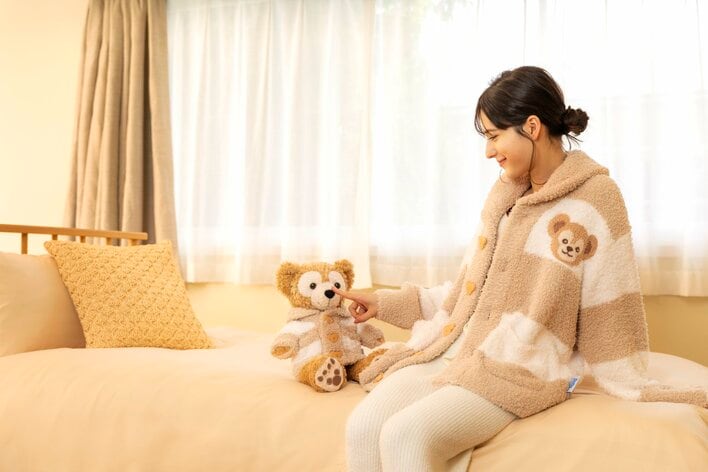 ダッフィー×ジェラピケ】ふわふわなルームウェアが登場！ぬいぐるみ