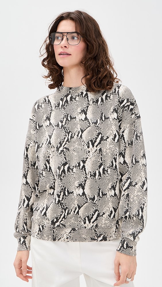 ANINE BING Jaci Sweatshirt Lyrics | Shopbop