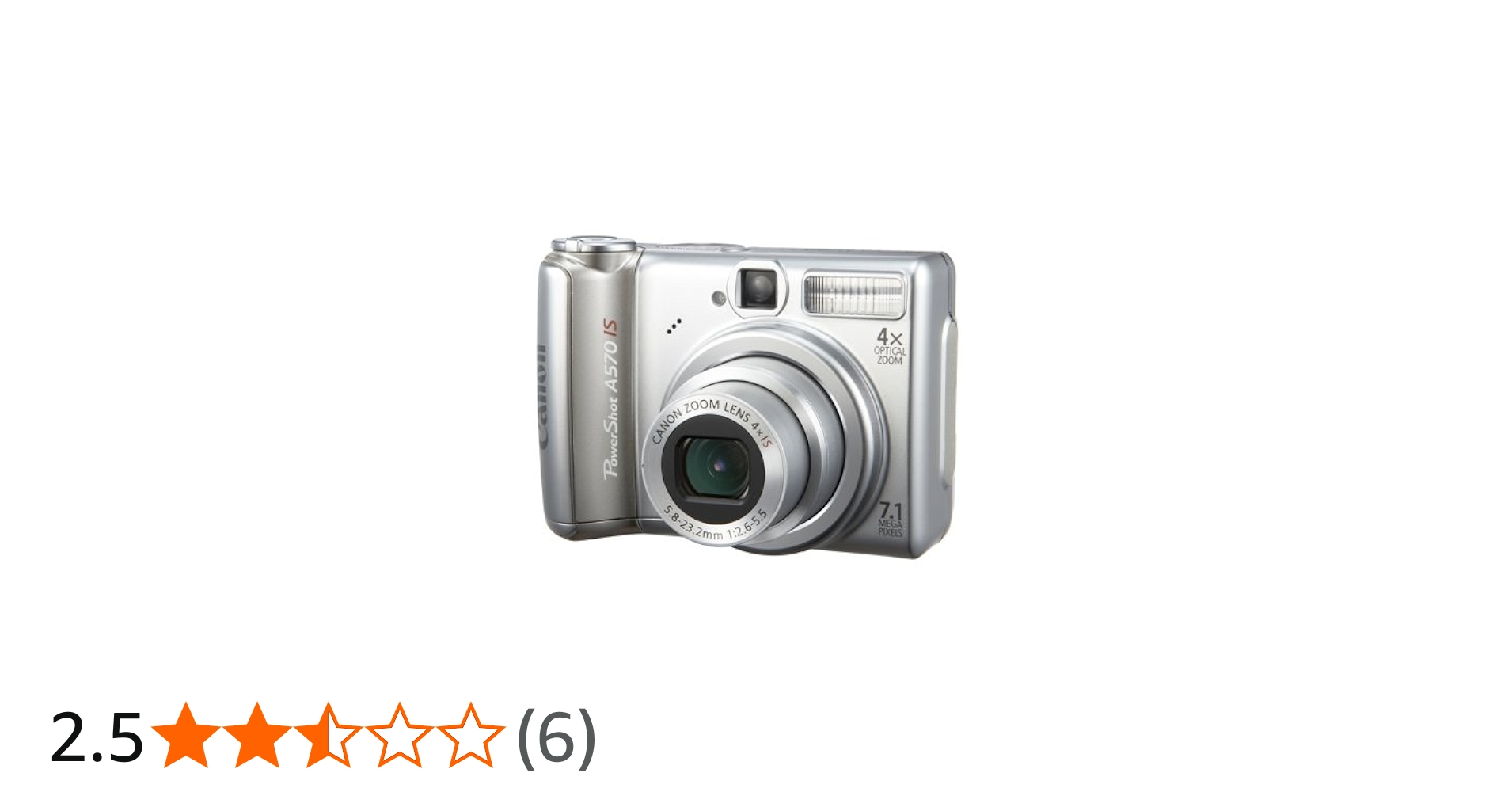 Amazon | Canon デジタルカメラ PowerShot (パワーショット) A570IS