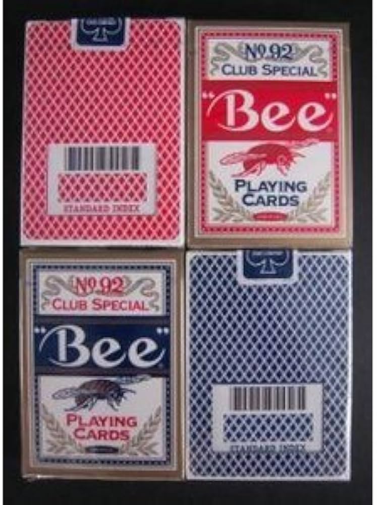 Amazon.co.jp: 【トランプ】Bee（ビー） ポーカーサイズ 【レッド