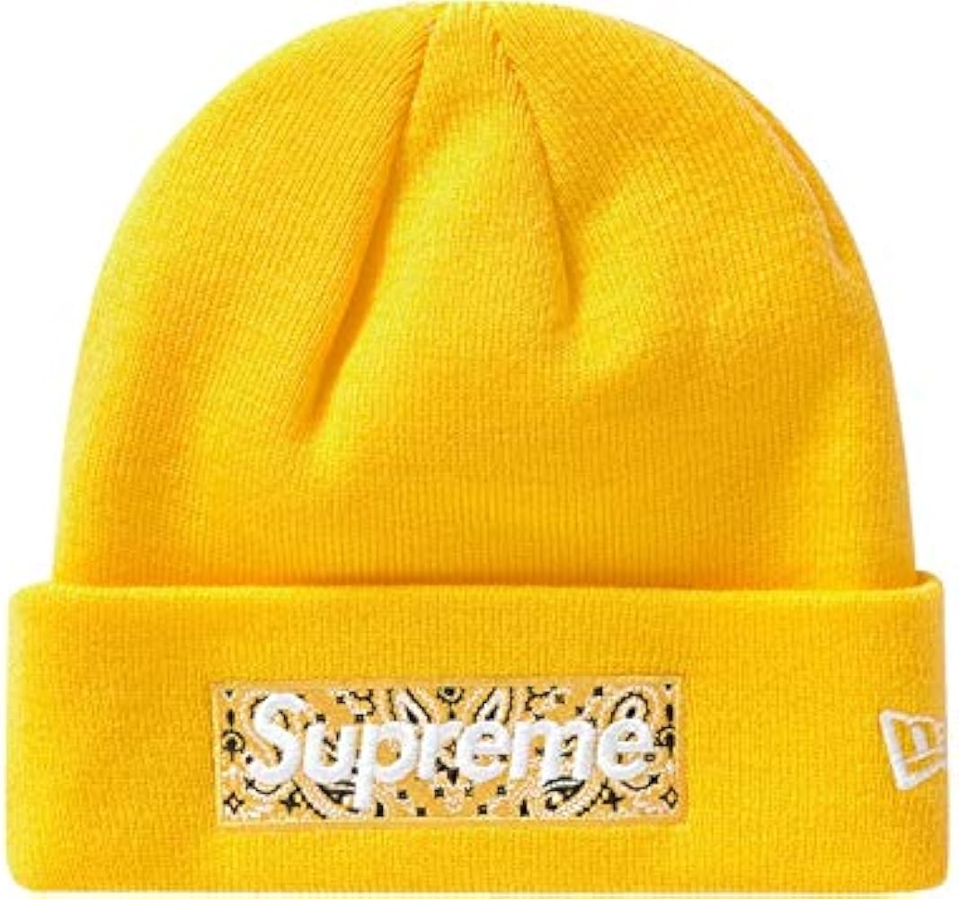 Amazon | [シュプリーム] x New Era Box Logo Beanie Bandana FW19