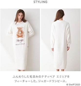 Amazon | ジェラートピケ gelato pique レディース 【Steiff】パウダー